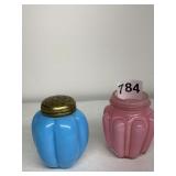 LUSTER BLUE SALT AND PINK ONE W/O TOP
