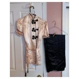 SILK PAJAMAS 2 PIECE NEW, NO SIZE