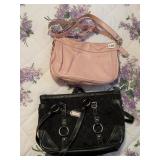 COACH PURSES ONE PINK SHOULDER BAG, ONE CROSS