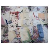 HANKIES EMBROIDERED SOME HAVE TAGS
