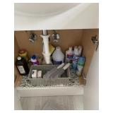 LYSOL, DOVE SOAP, TOILET BOWL CLEANER, ETC.