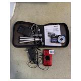 SAMSUNG CAMERA AND TRI-POD AND FLIP PHONE