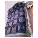 FULL SIZE HAND KNOTTED QUILT HAND MADE SOME