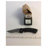 COLUMBIA KNIFE & TOOL 5202K ROLLBACK BLACK NOB