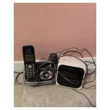 CLOCK RADIO, TELEPHONE