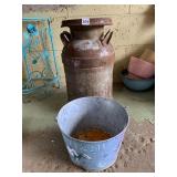 MILK CAN, FRESH MILK PAIL