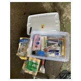 ROLLERS, BIN, PAINT SUPPLIES