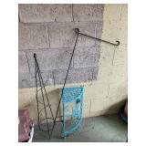 CORNER SHELF, PLANT SUPPORT, HANGING SIGN HOLDER