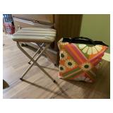 FOLDING STOOL AND TRAVEL BAG