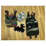 BACKPACK BAG, ORGANIZER, GLOVES, ETC.