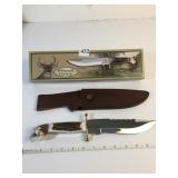 FROST CUTLERY WHITETAIL CUTLERY WT-004 NOB