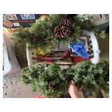 HOLIDAY GREENS, BASKET OF WRAPPING