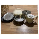 RIVAL TEA KETTLE, TUPPERWARE, ETC.