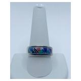 STERLING RING SOUTHWEST RING SZ. 10.5 - SUGILITE,