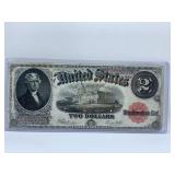 TWO DOLLARS SERIES OF 1917 RED SEAL - 014525097A