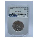 1960 - LIBERTY HALF - GRADED PCI MS66