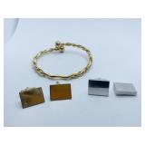 CUFFLINKS, CUFF BRACELET