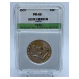 1955 LIBERTY HALF - GRADED PR-68