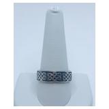 STERLING SILVER KNOT RING SZ. 11 RING 5.66 GRAMS