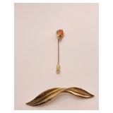 TRIFARI 172560 PIN AND CAMERO PIN 2.75" L