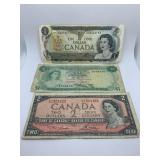 $1 - THE BAHAMAS GOVERNMENT - D034154, $2 CANADA