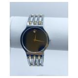 MOVADO SONESTA WATCH GOLD FILLED & STAINLESS