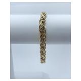 14K GOLD LINK CHAIN - WIRE WHEAT CHAIN - 7.31