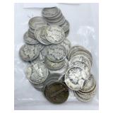 (50) MERCURY DIMES