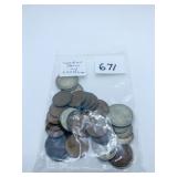 CANADIAN COINS ASSORTED (1) 45 % SILVER