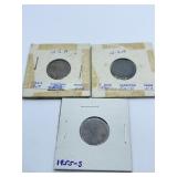 PENNIES 1891, 1907, 1955-S