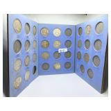 (18) FRANKLIN HALVES IN BOOK AS FOUND