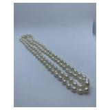 16" LONG STRAND OVAL SHAPE HAND KNOTTED