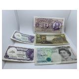 BANK OF ENGLAND LONDON FIVE POUND NOTE 1990, 1970