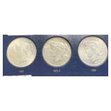 (3) SILVER DOLLARS - 1925, 1925-S, 1926