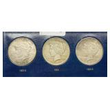 (3) SILVER DOLLARS - 1923-S, 1924, 1924-S