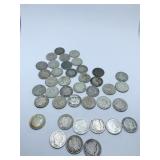 (40) SILVER DIMES INCL: 1914-D, 1902, 1914-S,