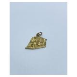 10K GOLD F.T.C. PENDANT ON LOCOMOTIVE 2.39 GRAMS