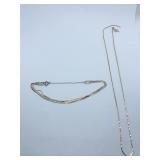 14K GROUP ITALY NECKLACE CLASP BROKEN 5.35 GRAMS