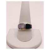 RING 925 SILVER SPLIT CENTER DESIGN WITH 2 STONE