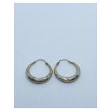 14K GOLD EARRINGS W/ DESIGN 1.2 GRAMS