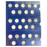 MERCURY DIMES 1916- 1945 (45) DIMES AS PICTURED -