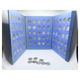 (55) ROOSEVELT DIMES PLUS DIMES SHOWN IN BOOK