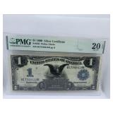 SILVER CERTIFICATE $1.00 S/N- M17346418M -PPB- 20