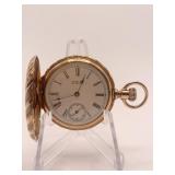 14K - HUNTER CASE SHELL CHASED FRONT BACK - 1.5"