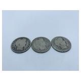 (3) BARBER QUARTERS 1893, 1898, 1904