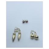 14K GOLD MILOR ITALY DROP EARRINGS INCLUDING CONE
