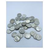 (50) ROOSEVELT SILVER DIMES ASSORTED DATES