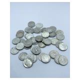 (50) ROOSEVELT SILVER DIMES ASSORTED DATES