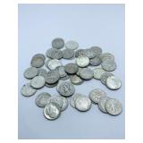 (50) ROOSEVELT SILVER DIMES ASSORTED DATES