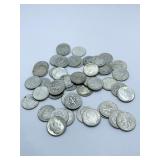 (50) ROOSEVELT SILVER DIMES ASSORTED DATES